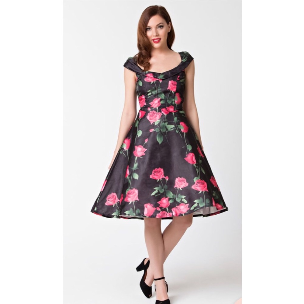 $pring Sale - Voodoo Vixen Rosabelle Swing Dress